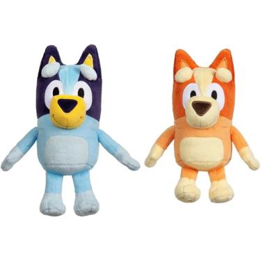 Imagem de Kit Pelúcia Bluey + Bingo 20 Cm Candide - 7934