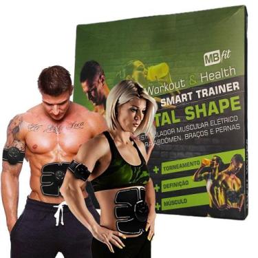 Imagem de Kit Tonificador Muscular Abdominal Turbo Shaper Abdomen Perna Braço Re