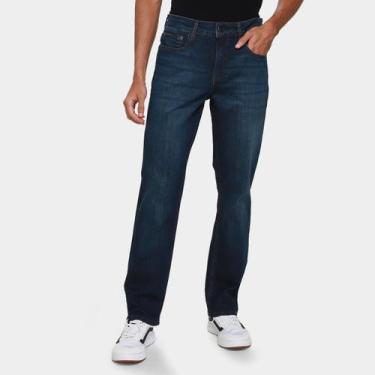 Imagem de Calça Jeans Slim Calvin Klein 5 Pockets Masculina, Marinho, 42