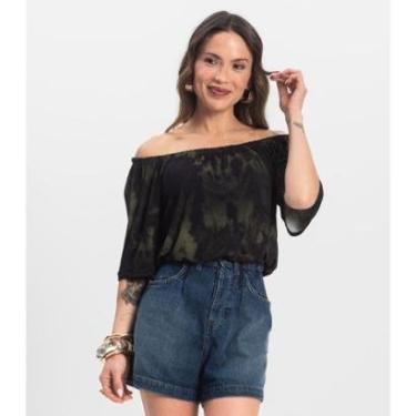 Imagem de Blusa Feminina Ciganinha Infinita Cor Verde-Feminino