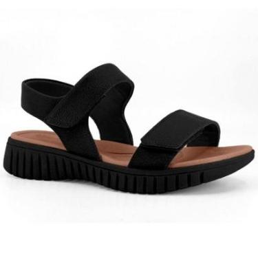 Imagem de Sandália Papete Feminina Preto Usaflex UD11007-Feminino