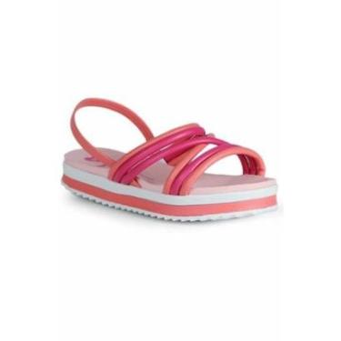 Imagem de Sandália Infantil Molekinha Plataforma Coral -Feminino