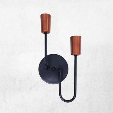 Imagem de Luminaria Lustre Vent Soluções Arandela 2 Lampadas Moderna Iluminação 