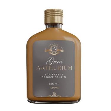 Imagem de Garrafinha Licor Creme de Doce de Leite Viçosa Gran Arthurium - 160 mL