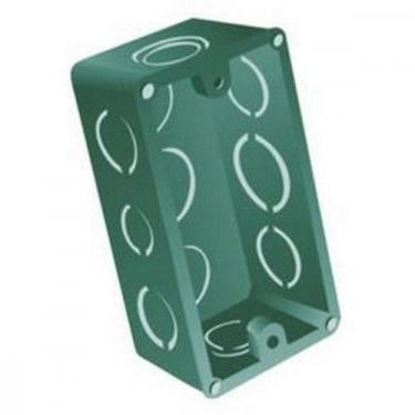 Imagem de Caixinha De Luz Pvc Para Drywall Ribeiro Fabril Verde 4X2 - Kit C/10 P
