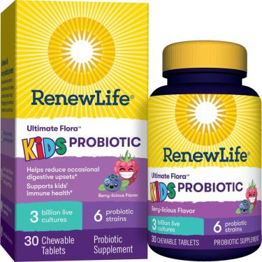 Imagem de Gomas Probióticas Renew Life Kids Raspberry 30 Gomas-Unissex