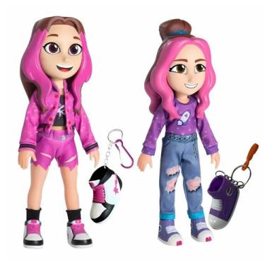 Imagem de Kit Bonecas Emilly Vick E Katlen Dos Rosa Youtuber Infantil - BABY BRI