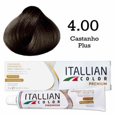 Imagem de Coloração Itallian Color 4.00 Castanho Plus - Itallian Hairtech