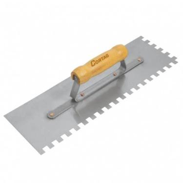Imagem de Desempenadeira De Aço Dentada 38cm - 60564 - Cortag Dentada 38cm Corta