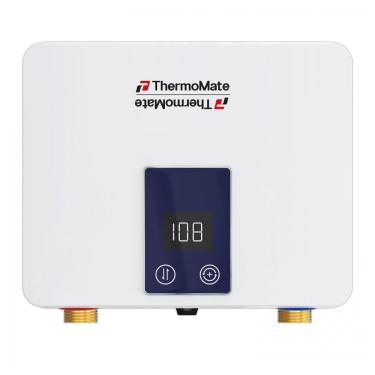 Imagem de Aquecedor de Água Elétrico de Passagem Thermomate Branco 3500W Ponto de Uso Pia e Cozinha Modelo ET035N 120V