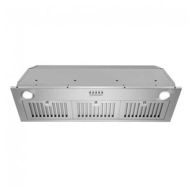 Imagem de Coifa de embutir 90cm COSMO inox escovado 380 m³/h controles por botão filtros permanen...