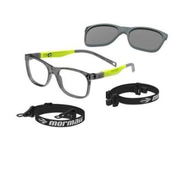 Imagem de Armação De Óculos Infantil Mormaii Swap M6141db451 Fumê Brilho-Masculino