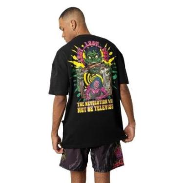 Imagem de Camiseta Lost 22622604 Revolution - Preto-Masculino