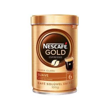 Imagem de Café Solúvel Nescafé Gold Espresso Intensidade 6 - Lata 100g