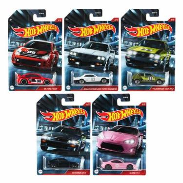 Imagem de Veiculo - Hot Wheels - Conjunto Carros Tematicos Cult Racers - Kit com