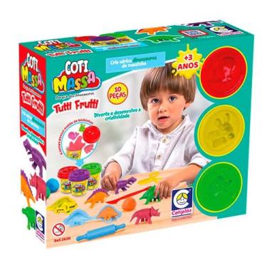 Imagem de Massinha de Modelar - Coti Massa - Tutti Frutti - Parque dos Dinossaur