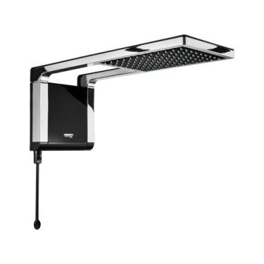 Imagem de Chuveiro Lorenzetti Acqua Storm Ultra 6800W - Preto e Cromado Temperat