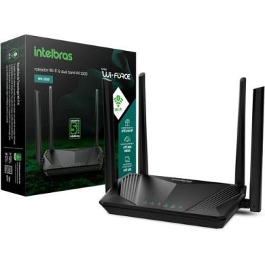 Imagem de Roteador Wifi 6 Dual Band Mesh Gigabit 4 Antenas Intelbras