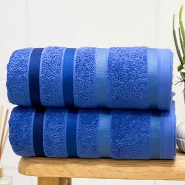 Imagem de Toalha de Banho Lumiere 67x140 Azul Celeste - Teka