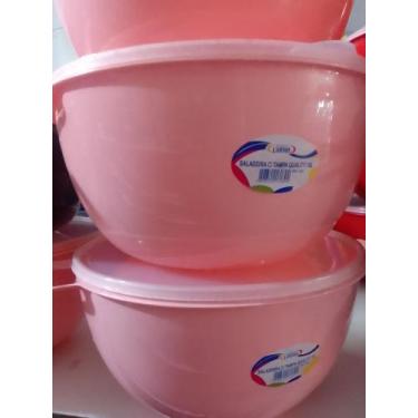 Imagem de Saladeira C/ Tampa Quality 10 LITRO - LUMAR, vermelho