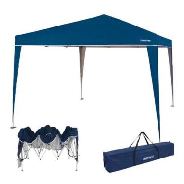Imagem de Tenda gazebo ntk articulada impermeável 3x3m trixx azul