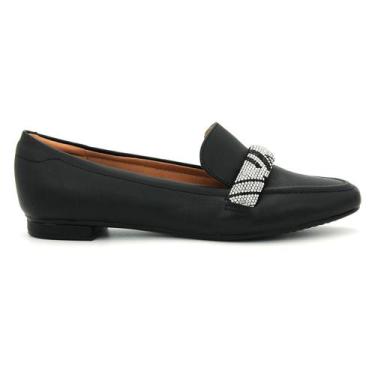 Imagem de Sapato Vizzano Original Sapatilha Baixa Casual Feminino 107, 39, Preto