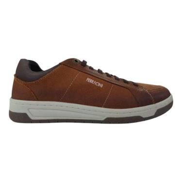 Imagem de Sapatenis Ferracini Masculino Couro Miami Vox Caramelo 8050617, Marrom