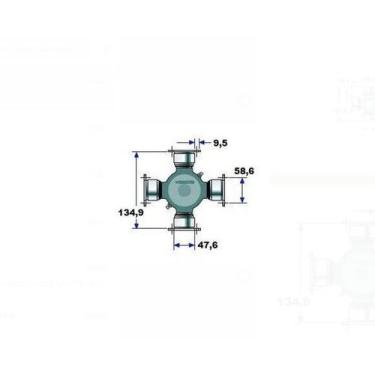 Imagem de Cruzeta cardan ford/vw  801012 - MERITOR