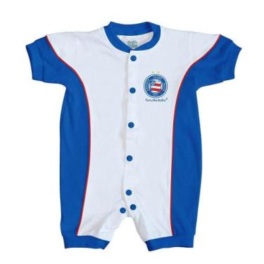 Imagem de Macacão Bebê Bahia Curto Torcida Baby, GG