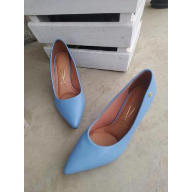 Imagem de Scarpin Vizzano Azul Jeans, Azul claro