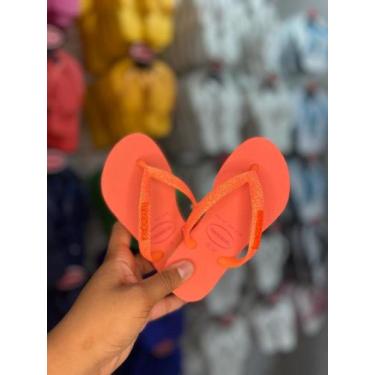 Imagem de Chinelo Havaianas Slim neon  glitter