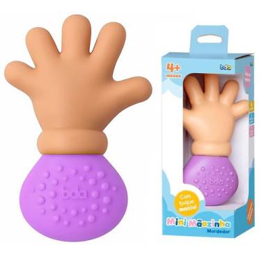 Imagem de Mordedor Bebê Macio Alívio Gengiva Brinquedo Mini Mãozinha - Toyster, 