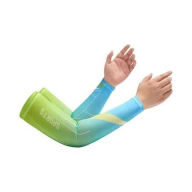 Imagem de Mangas De Proteção Solar UV Para Homens, Mangas Esportivas Com Efeito 