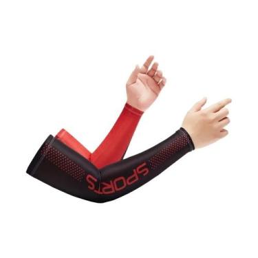 Imagem de Mangas De Proteção Solar UV Para Homens, Mangas Esportivas Com Efeito 