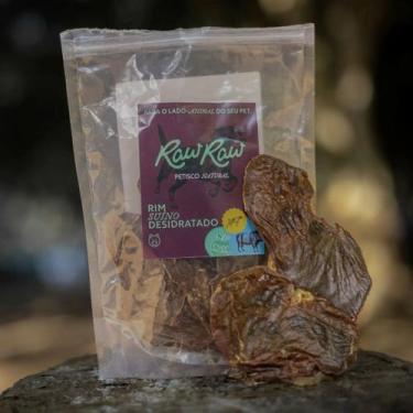 Imagem de Mordedor natural para cães Rim Suino Raw Raw Desidratada 150g