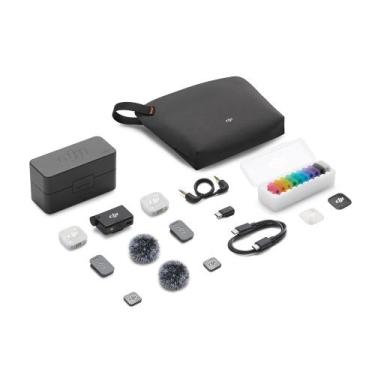 Imagem de Microfone DJI Mic Mini 2 (2 TX Microfone + 1 RX Receptor + 1 Case de c