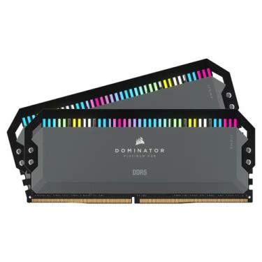 Imagem de Memória RAM Corsair Dominator Platinum RGB 32GB (2x16GB) DDR5 5200MHz 