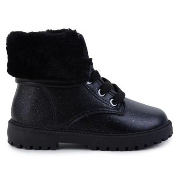 Imagem de Bota Infantil Meninas Molekinha Preta - 2018, Preto, 19