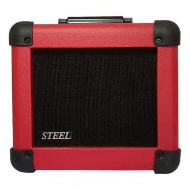 Imagem de Amplificador Combo para Guitarra Steel 20 com 15W RMS e Design Compacto 5 Polegadas Vermelho Performance Sound