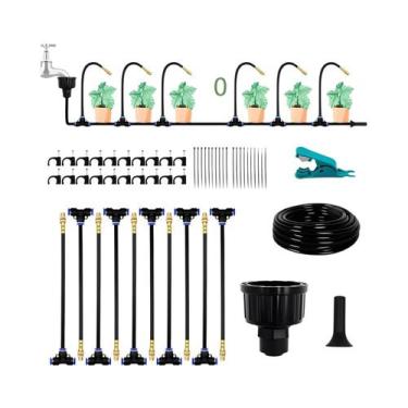 Imagem de Kit Universal DIY Para Irrigação E Resfriamento De Plantas Em Estufas 