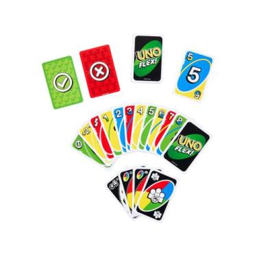 Imagem de Jogo de cartas UNO Flex com ações personalizáveis Mattel