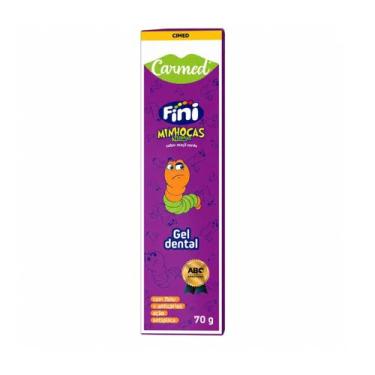 Imagem de Creme Dental Carmed com Fluor Fini Minhoca 70g - Cimed