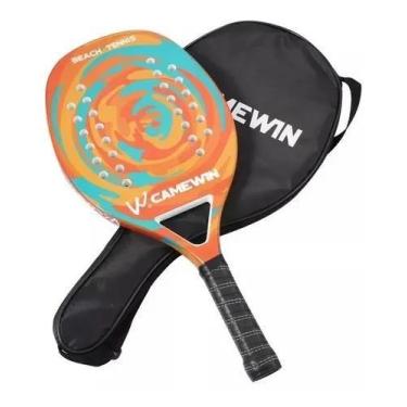 Imagem de Camewin Raquete Beach Tennis Carbono Cores Modelos Com Estoj