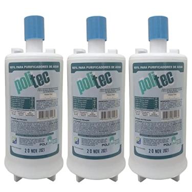 Imagem de Kit 3 Filtro Refil Purificador Agua Esmaltec Acqua 7 Purágua