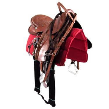 Imagem de Sela Australiana De Arco Havana Inox Luxo 16 Polegadas + Acessórios
