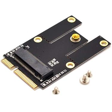 Imagem de Deal4Go M.2 NGFF (2230/2242) para Mini Conversor Adaptador PCI-E Expresso Tamanho Completo/Compartimento MPCIe de Meio Tamanho para Intel AX201 AX200 9260 8265 8260 7260 DW1820 Módulo WiFi