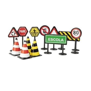 Imagem de Placas De Trânsito Brinquedo Criança Educativo Presente