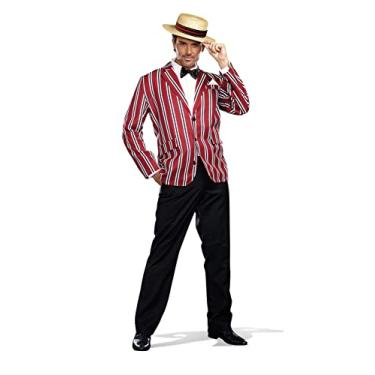 Imagem de Dreamgirl Fantasia masculina Dapper Gentleman, Great Gatsby, adulto Good Time Charlie anos 20, fantasia de Halloween elegante para homens, Multi, M