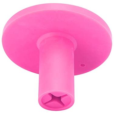 Imagem de Cuque Auxílio de treinamento de golfe, suporte prático de borracha portátil, tamanho pequeno conveniente para quintal para treino de golfe (rosa)