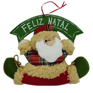 Imagem de Enfeite de Porta Papai Noel Feliz Natal NIazitex